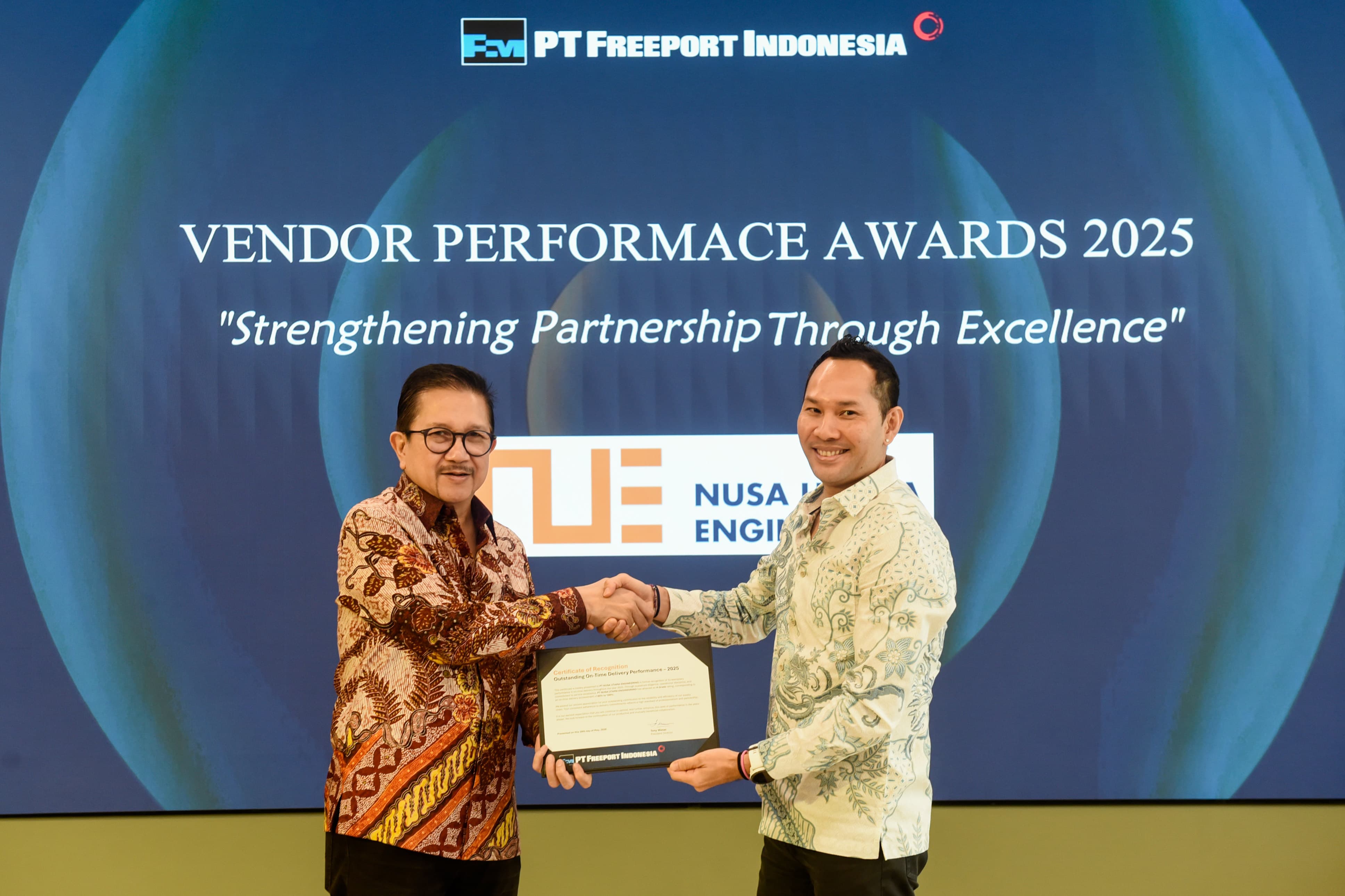 Outstanding On-Time Delivery Performance - 2025 By Freeport